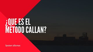 ¿Que es el Método Callan [upl. by Adialeda]