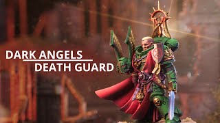 Dark Angels vs Death Guard NEW CODEX  A 10th Edition Warhammer 40k Battle Report [upl. by Najtsirk172]