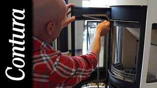 How to Replace the Stove Door Rope Seal  Contura stoves [upl. by Eiggem456]