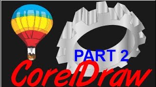 Corel Draw Tips amp Tricks Symmetry Tool to make a GEAR Part 2 [upl. by Goodill977]