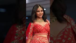 Mamitha Baiju Stunning in red  Lulu Wedding Utsav 2024  Lulu Mall Kochi lulucelebrate fashion [upl. by Giguere540]