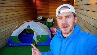 I Stayed in a Hotel Room Designed for Camping  You Won’t Believe This [upl. by Mercola]