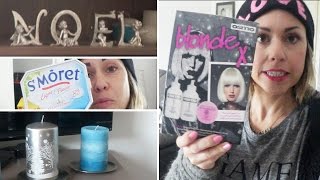 VLOG  Déco de Noël la vie est trop courte produits pour entretenir le blond [upl. by Eihcra]