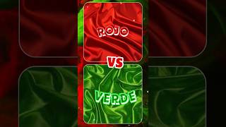 ♥️Rojo vs Verde 💚 Red vs Green chooseone eligeuno eligeunaopcion choose redvsgreen [upl. by Xuaegram]