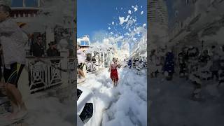 Foam Party onboard ResortsWorldCruises Resorts World One Dubai  Sir Bani Yas  Dubai cruise [upl. by Moazami218]