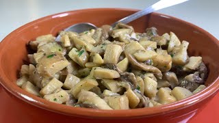 Funghi Porcini Trifolati RICETTA ORIGINALE [upl. by Seely996]