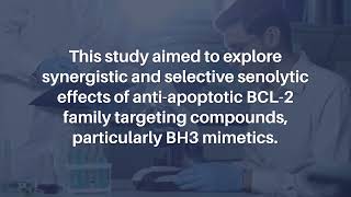 BCL2 Inhibitors Selectively Eliminate Senescent Cells  AgingUS [upl. by Ahsuatal]