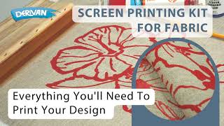 Screen printing kit for Fabric  Everything Youll Need To Print Your Design [upl. by Francis]