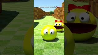 ▶ Mr and Miss Pacman vs Glue 🗯 🤣🤣🤣pacman animation shorts funnyshorts [upl. by Nylatsyrk443]