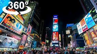 VR 360 Times Square NYC the worlds most visited tourist attraction VR 360 video [upl. by Diane-Marie]