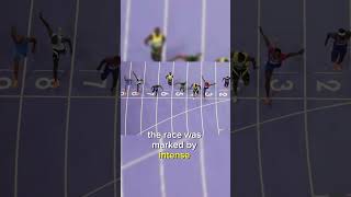 American Noah Lyles Wins Olympic 100m Final in Thrilling Photo Finish paris2024 american athelte [upl. by Hauger]