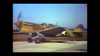 How to Fly the Curtiss P40  Ways of the War Hawk 1944 Color [upl. by Aicad]