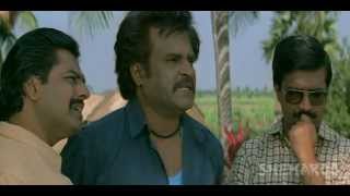 Rajnikanth trying to learn music  Veera Telugu Movie Scenes  Rajnikanth Meena Roja [upl. by Adall]