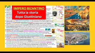 IMPERO BIZANTINO dopo Giustiniano riassunto tutta la storia fino al 1453 caduta di Costantinopoli [upl. by Ynelram546]