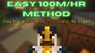 Easy 100mhr Method  Hypixel Skyblock [upl. by Pathe542]