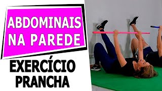 Treino com Abdominais na Parede e Prancha 💪 Abdômen Definido  Vídeo 1591 treinocomsolange [upl. by Nahtam]