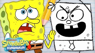 SpongeBob  ALLE KritzelBobSzenen ✏️  SpongeBob Schwammkopf [upl. by Jeno]