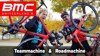 BMC Teammachine SLR01 amp Roadmachine Disc Review With Mr BMC Japan [upl. by Korff]