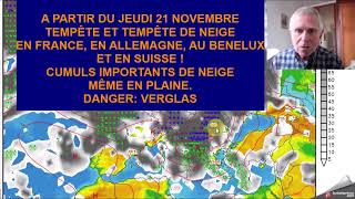 JEUDI 21 NOVEMBRE 2024 EN FRANCE TEMPÊTE ET TEMPÊTE DE NEIGE CUMULS IMPORTANTS DE NEIGE [upl. by Asirem826]