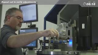 Diamond Tool Setting Using Precitech Horizontal Optical Tool Setter [upl. by Ike]