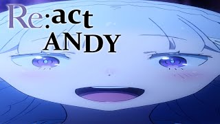 Emilia Moment  ReZero Season 3 Episode 8  React Andy [upl. by Eyram48]