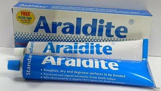 Araldite Standard Epoxy Adhesive Resin 100g and Hardener 80g 180gms Blue How to use at home [upl. by Aili534]