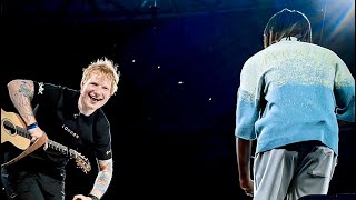 Ed Sheeran amp Fireboy DML  Peru  2962022 Wembley Stadium London [upl. by Leoj]