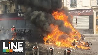 Gilets jaunes Acte 23  Paris sous très haute tension  Paris  France 20 avril 2019 [upl. by Hajar]