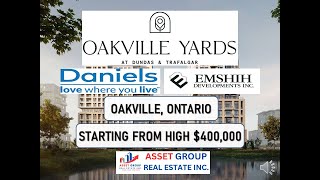 OAKVILLE YARDS CONDOS  START FROM 400s OAKVILLE  ONTARIO  PRICE LIST amp FLOOR PLAN  647 720 4064 [upl. by Lertnahs]