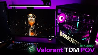 VALORANT POV Gameplay 4K  Monitor Light Unboxing  RTX 3080 Ultra Settings  🧖♨️🫠🤳🏻 [upl. by Nitsew]