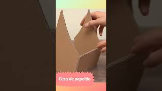 Construindo Casinha de Papelão 😲🏠🤩👍 [upl. by Eissak]