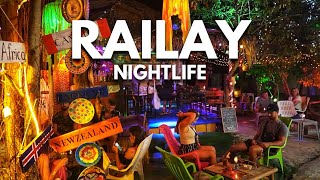 Railay Walking Street at Night  Dining and Nightlife  Krabi Thailand 2023 [upl. by Yaned]