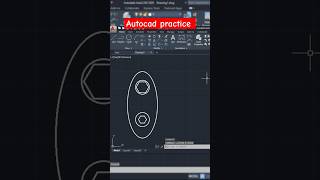 AutoCad practice Drawing  Autocad 2d tutorial for beginners  Drawing  CAD by Ankit  autocad [upl. by Dibrin85]