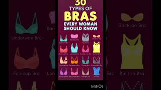 types of bras womanbra typesofbra tipsforgirls trendingshorts fashion shortvideo [upl. by Lain]