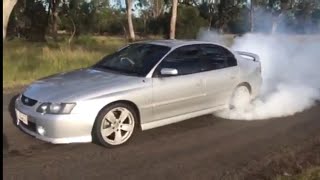 VY SS Holden Commodore burnout [upl. by Edin227]