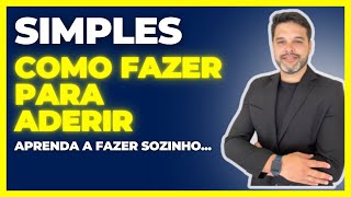 COMO ADERIR AO SIMPLES NACIONAL [upl. by Elstan]