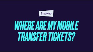 How To Transfer Stubhub Tickets to a Friend Quick and Easy [upl. by Hareehat]