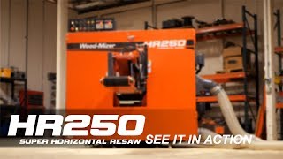 HR250 Horizontal Resaw in Action  WoodMizer [upl. by Muraida926]