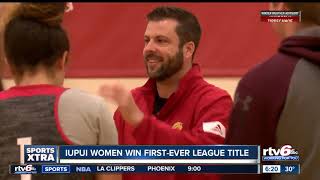 IUPUI womens basketball team making history [upl. by Naitsihc782]