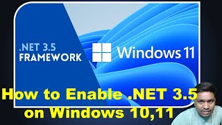 How To Enable NET 35 On Windows 10 OR 11  Download NET 35  How To Install NET on Windows [upl. by Jessalyn]