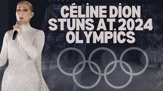 Céline Dion’s Stunning Eiffel Tower Performance  2024 Olympics Opening Ceremony Finale [upl. by Nabetse]