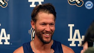 Clayton Kershaw interview Checked off a lot of boxes in first Dodgers rehab start with Quakes [upl. by Giraud]