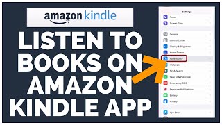 How To Listen to Books on Amazon Kindle App 2022 [upl. by Lleksah]