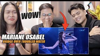 Mariane Osabel  Bridge Over Troubled Water QUEENDOM LIVE CONCERT  SINGERS REACTION [upl. by Spring]