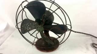 Vintage General Electric GE Electric Fan 42X542 Antique Collectable Working Old [upl. by Matthieu]