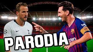 Canción Barcelona vs Tottenham 42 Parodia Vaina Loca  Ozuna x Manuel Turizo [upl. by Yentruocal]