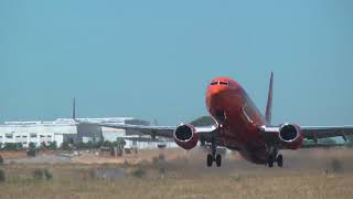 Mango on the runway  Takeoff [upl. by Abbotson]