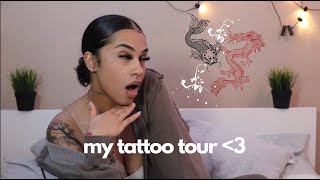 my tattoo tour [upl. by Marlin486]