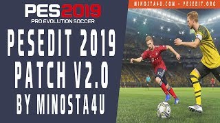 PES 2019  PESEdit 2019 Patch V2 Winter Edition  DLC 300  301 [upl. by Akeimahs538]