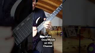 Hellraiser Ozzy Osbourne Zakk Wylde guitarsolo guitar guitar chitarra [upl. by Thorrlow]